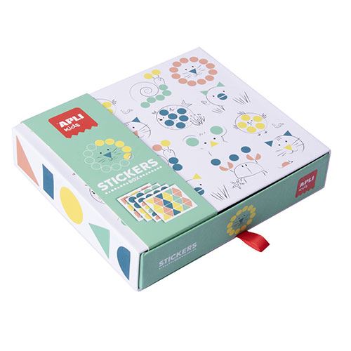 STICKERS BOX GEOMETRICOS - ANIMALES