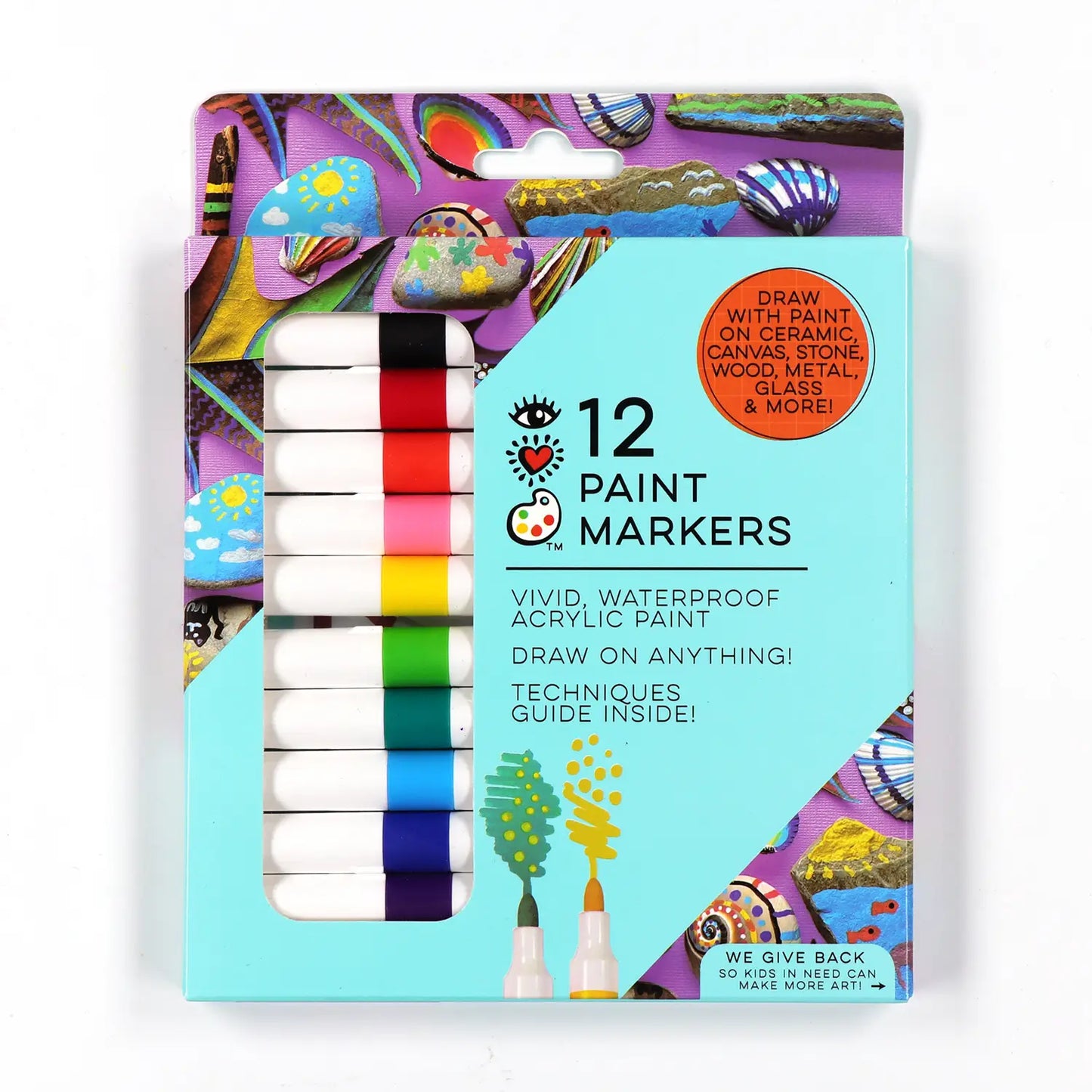 12 PAINT MARKERS