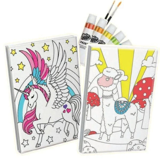 CANVAS AND PAINT SET 8X12 JR ARTIST