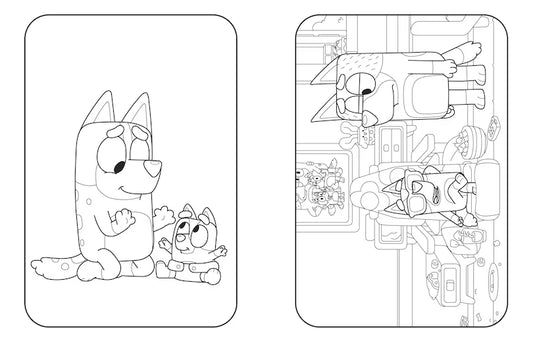 BLUEY SUPER MEGA COLORING BOOK