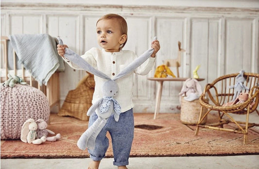 DOLL RABBIT CREAM 25CM