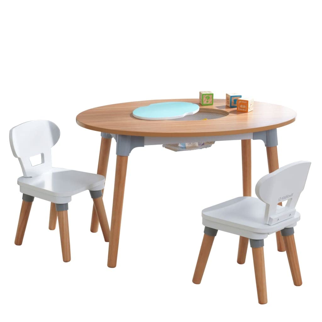 MID-CENTURY KID TODDLER TABLE 2 CHR SET