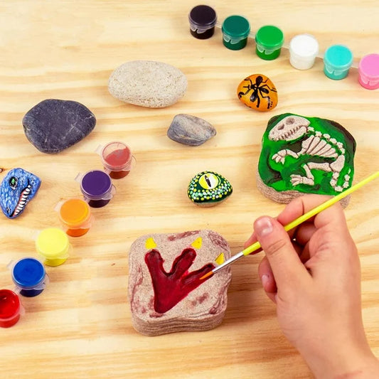 DINO ROCK PAINTING