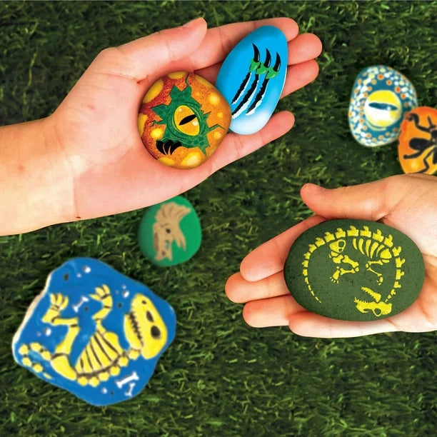 DINO ROCK PAINTING