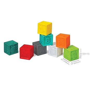 INFANTINO - SQUEEZE AND STACK BLOCK SET6M