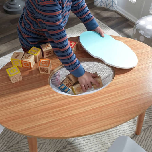 MID-CENTURY KID TODDLER TABLE 2 CHR SET