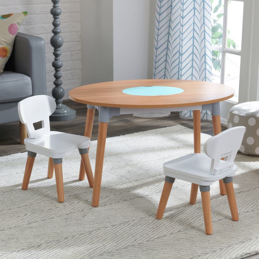 MID-CENTURY KID TODDLER TABLE 2 CHR SET