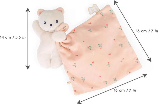 DOUDOU OURS FEUILLES D AMOUR