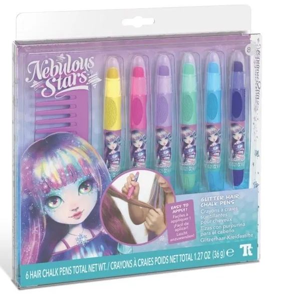 GLITTER HAIR CHALK PENS