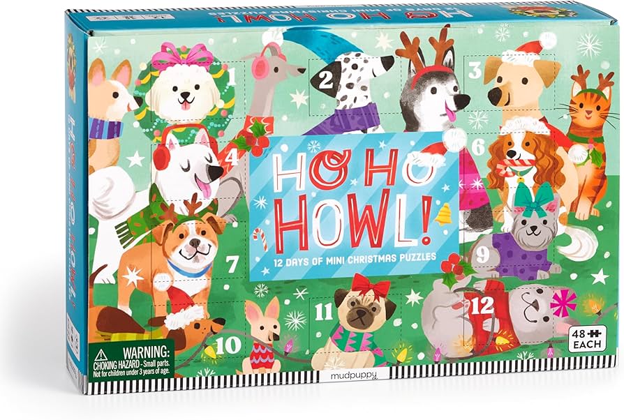 HO HO HOWL COUNTDOWN PUZZLE SET