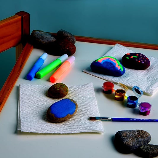 GLOW IN THE DARK ROCK ART KIT - AKA
