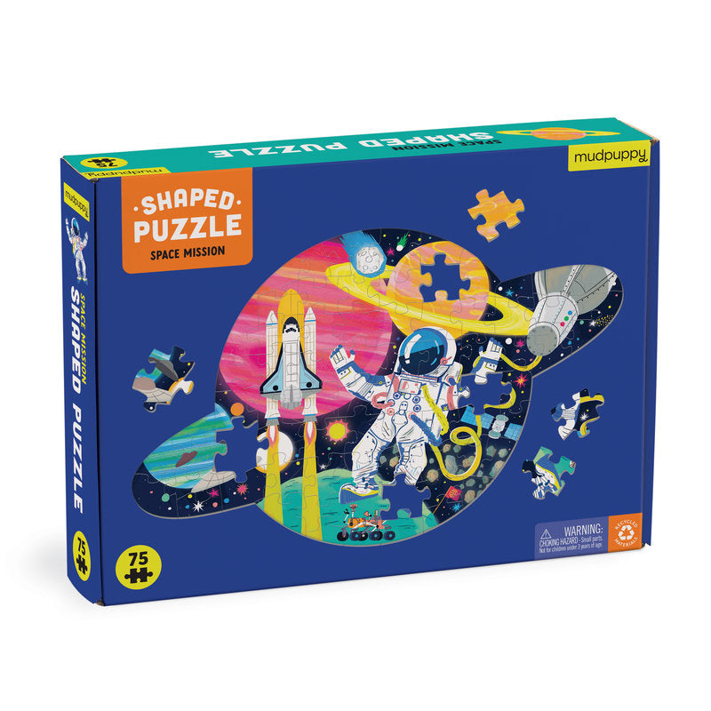SPACE MISSION 75 PIECE SHAPED PUZZLE