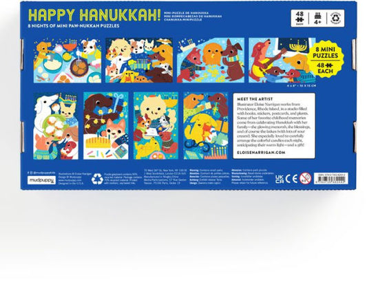 HAPPY HANUKKAH COUNTDOWN PUZZLE SET