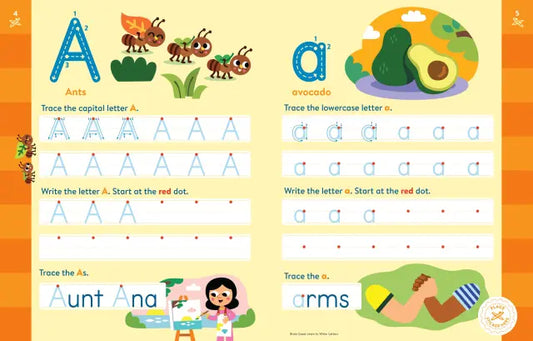 BRAIN QUEST LEARN TO WRITE LETTERS