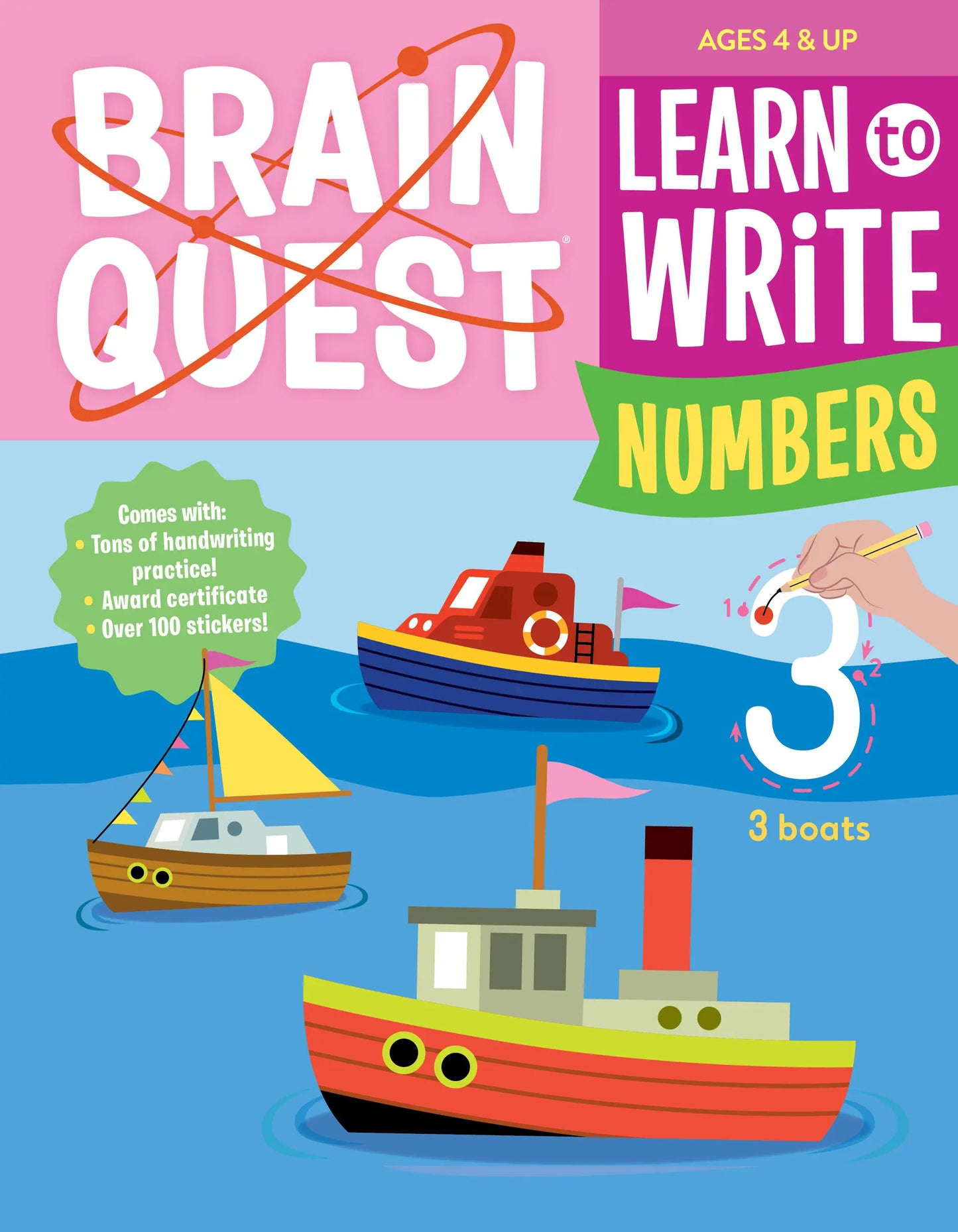 BRAIN QUEST LEARN TO WRITE NUMBERS