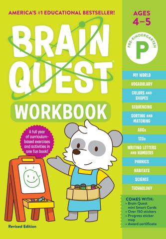 BRAIN QUEST WORKBOOK PRE-K