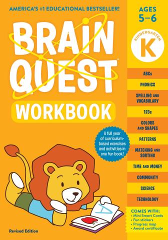 BRAIN QUEST WORKBOOK KINDERGARTEN