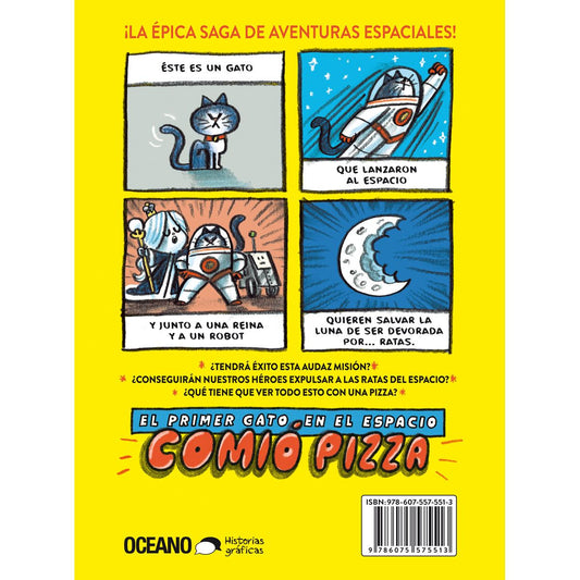 EL PRIMER GATO EN EL ESPACIO COMIÓ PIZZA