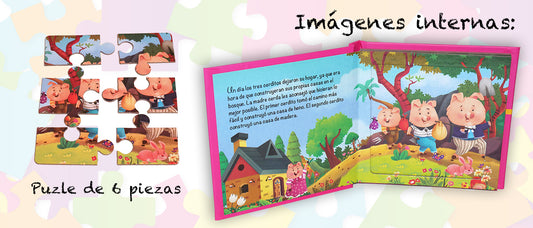 DIVERPUZZLE - LOS TRES CERDITOS