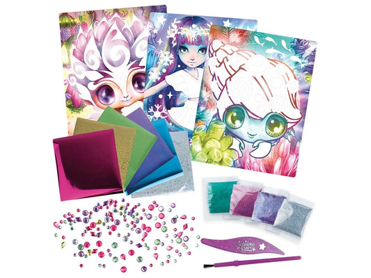 NEBULOUS STARS GLITTER AND FOIL ART