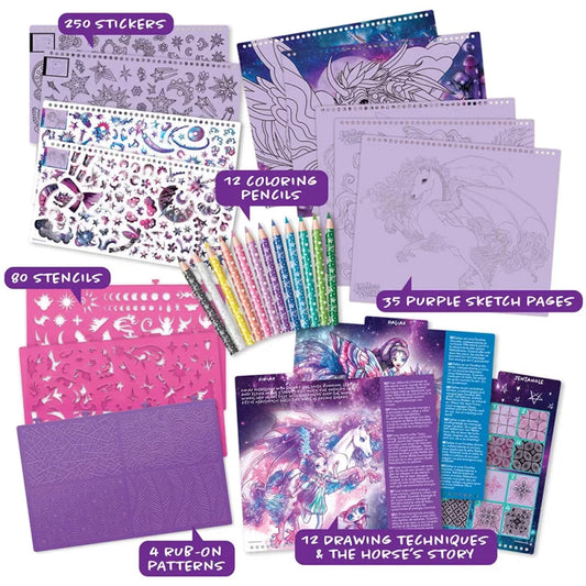 LARGE CREATIVE SKETCHBOOK - SPACE - FIRIAZ AND DALIAZ