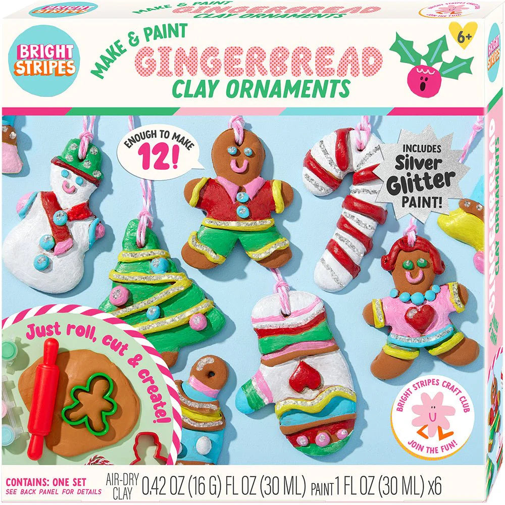GINGERBREAD CLAY ORNAMENTS