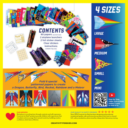 FOLD AND LAUNCH PAPER AIRPLANES