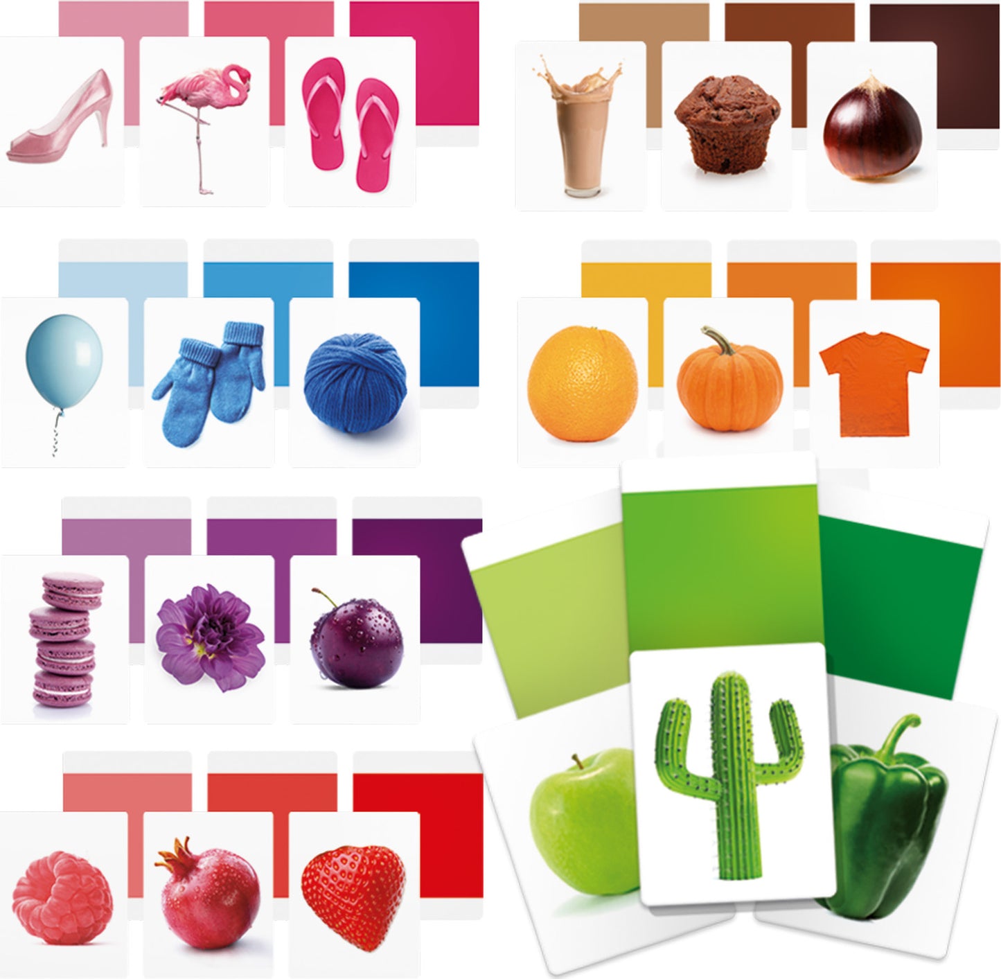 MONTESSORI COLORS FLASHCARDS