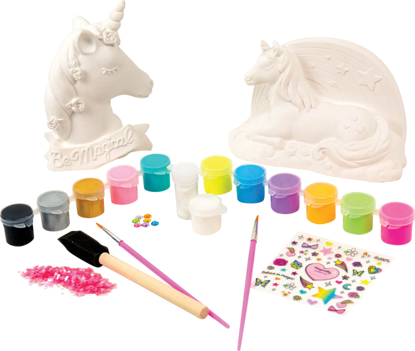 PAINT YOUR OWN UNICORNS - MAKE IT SPARKLE