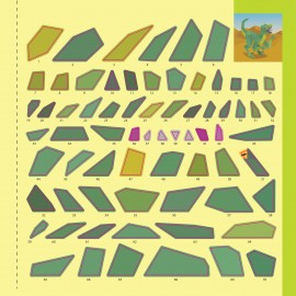 Dinosaurs Paint By Stickers