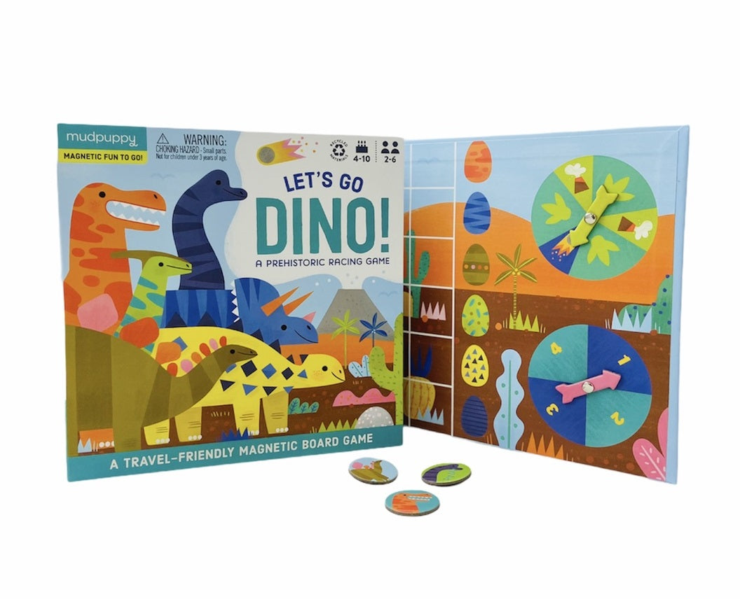 Let'S Go, Dinos! Magnetic Board Game