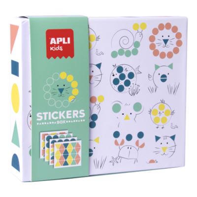 STICKERS BOX GEOMETRICOS - ANIMALES