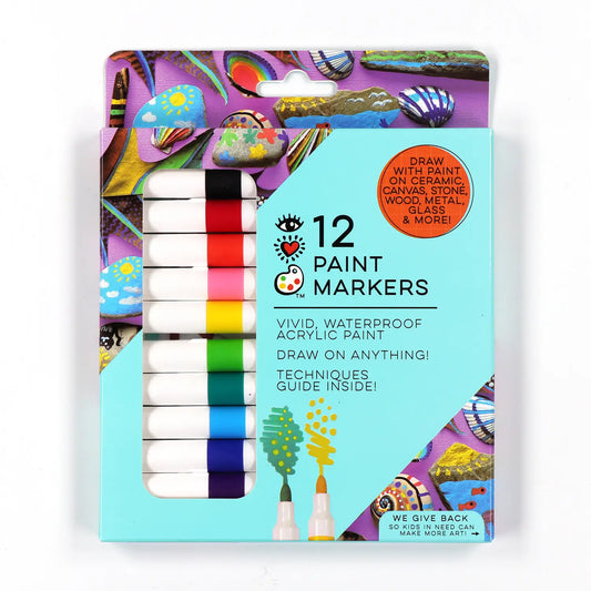 12 PAINT MARKERS