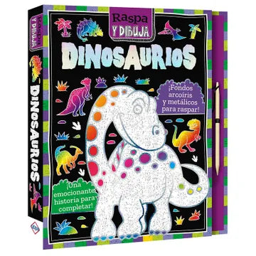 RASPA Y DIBUJA DINOSAURIOS