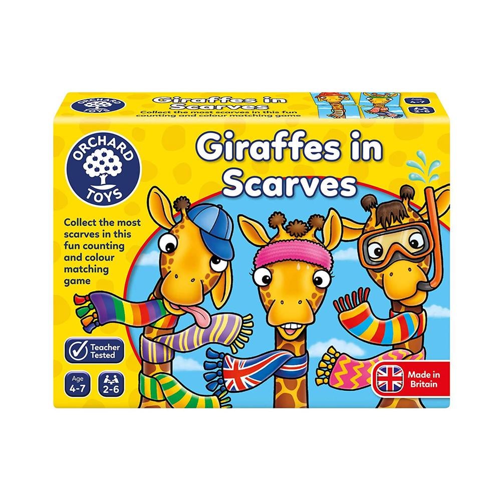 GIRAFFES IN SCARVES