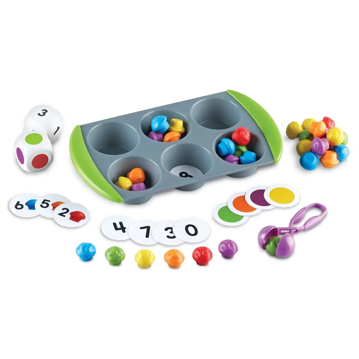 MINI MUFFIN MATCH UP MATH ACTIVITY SET