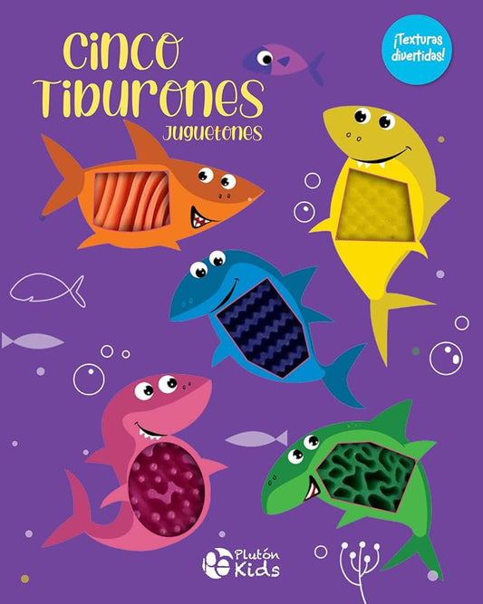 ¡TEXTURAS DIVERTIDAS! - CINCO TIBURONES JUGUETONES
