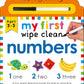 MY FIRST WIPE CLEAN NUMBERS