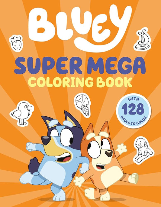 BLUEY SUPER MEGA COLORING BOOK