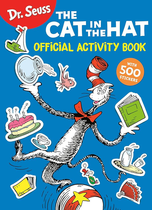 THE CAT IN THE HAT OFICIAL ACTIVITY BOOK WITH 500 STICKERS