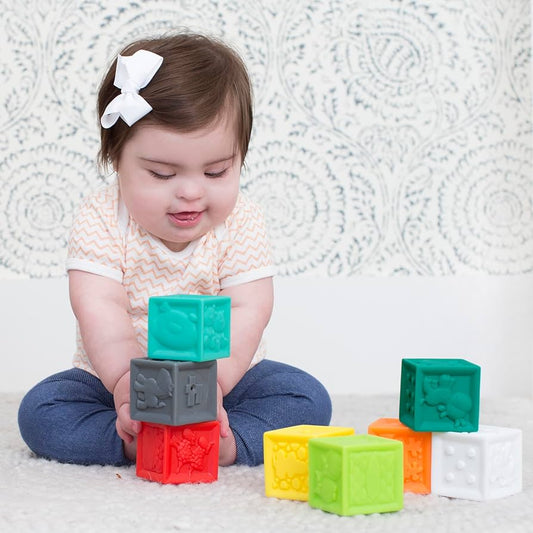 INFANTINO - SQUEEZE AND STACK BLOCK SET6M