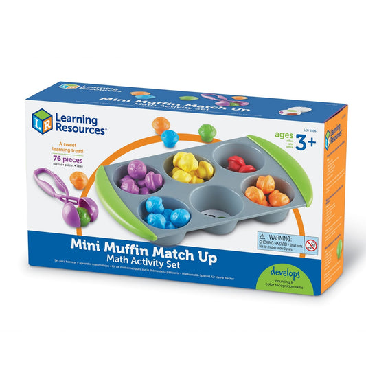 MINI MUFFIN MATCH UP MATH ACTIVITY SET