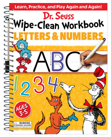 DR.SEUSS WIPE LETTERS AND NUMBERS