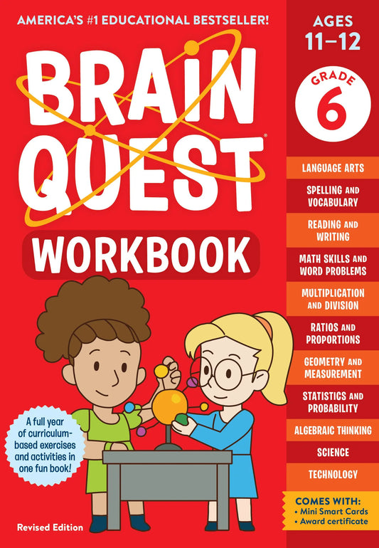 BRAIN QUEST WORKBOOK  6 GRADE
