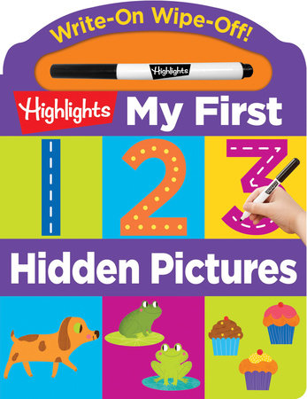 WRITE-ON WIPE FIRST 123 HIDDEN PICTURES