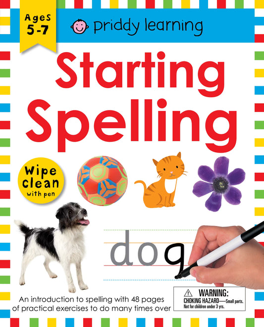 STARTING SPELLING - WIPE CLEAN WITH PEN