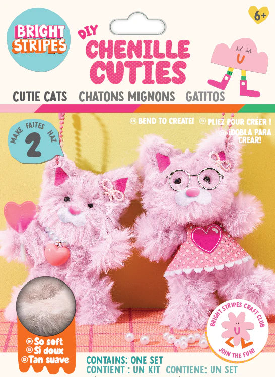 DIY CHENILLE CUTIES CAT