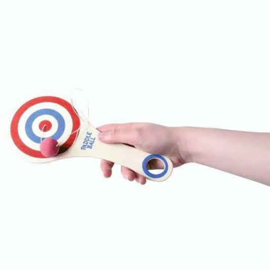 BULLS EYE PADDLE BALL