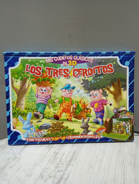 MIS CUENTOS CLÁSICOS EN 3D - LOS TRES CERDITOS