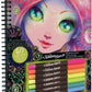 BLACK PAGE COLORING BOOK- CORALIA